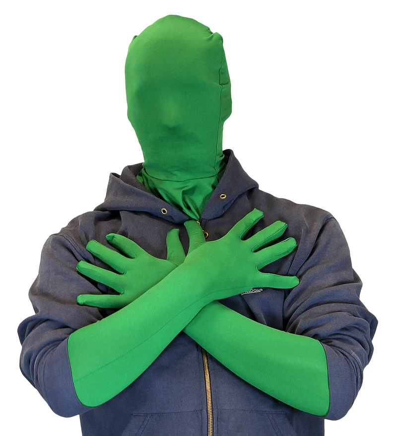 Ensemble de costume : cagoule et gants