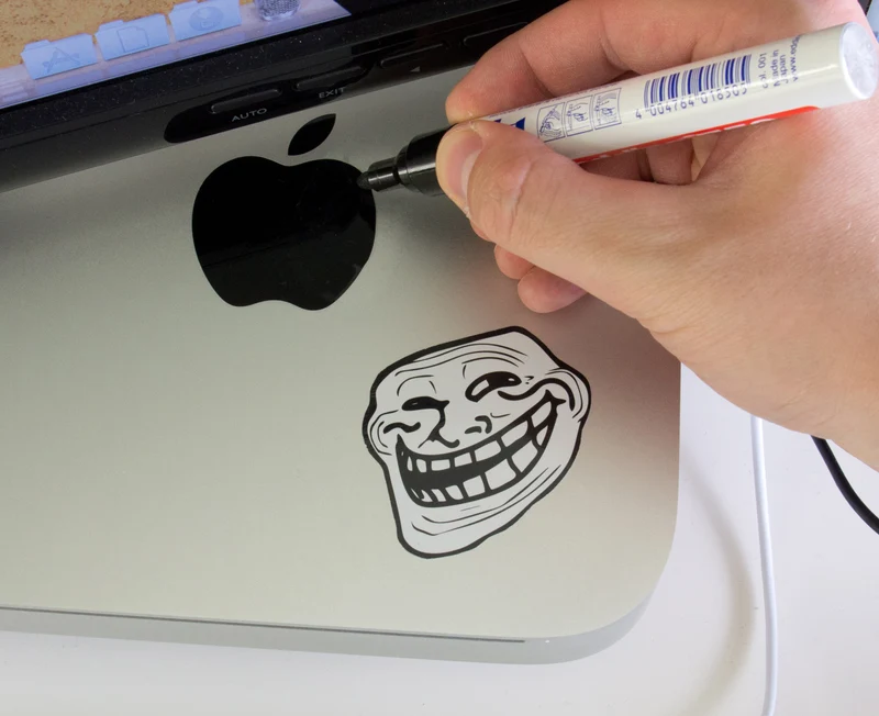 Autocollant Trollface