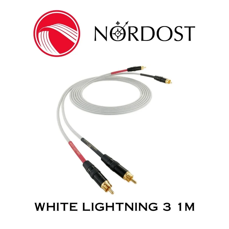 NORDOST White Lightning 3 - Câble d'interconnexion RCA-RCA