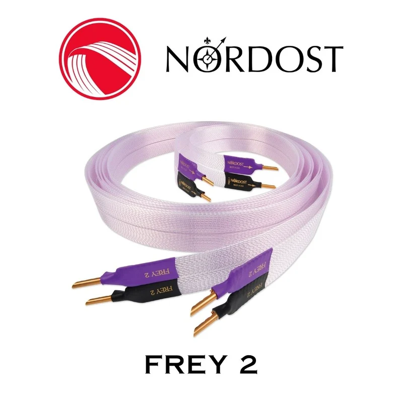 NORDOST Frey 2 - Câbles de haut-parleurs haut de gamme 22 x 22 AWG (la paire)