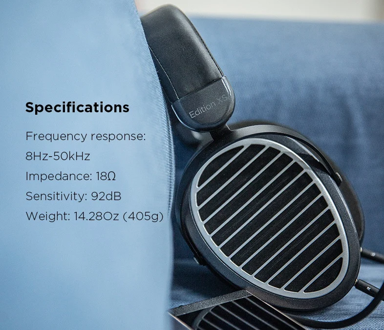 HIFIMAN Edition XS - Casques d'écoute haute fidélité ouvert avec fils