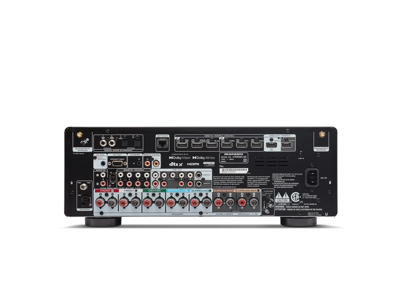 Marantz Cinema 60 - Récepteur cinéma maison 7.2, 8K, 100W, 7 canaux amplifiés, Dolby Atmos, DTS:X