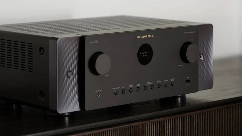 Marantz Cinema 50 - Récepteur cinéma maison 9.4, 8K, 110W, 9 canaux amplifiés, Dolby Atmos, DTS:X et 8K Ultra HD