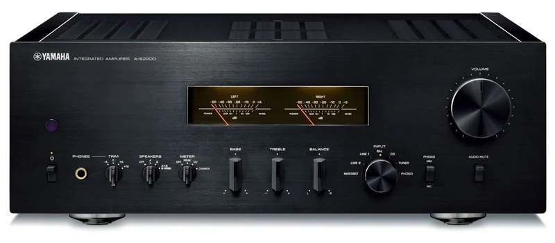 Yamaha AS2200 - Amplificateur stéréo intégré 90Watts par canal, entrée phono, HP A/B