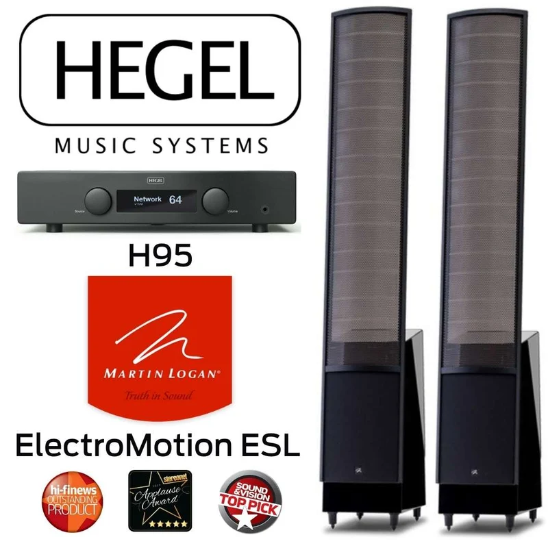 HEGEL/Martin Logan - HEGEL H95 + Martin Logan ElectroMotion ESL