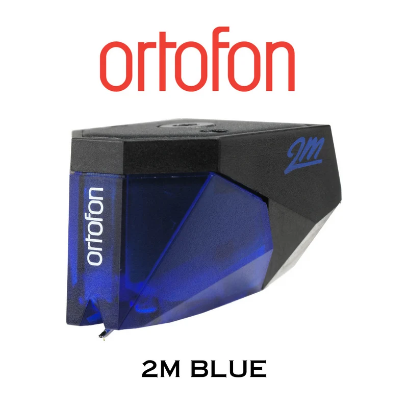 ortofon 2MBlue - Cartouche à aimant mobile (Moving Magnet MM) doté d'un diamant elliptique nu