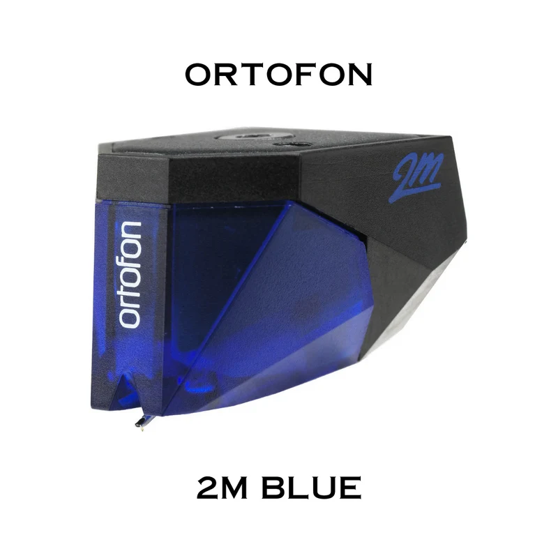 ortofon 2MBlue - Cartouche à aimant mobile (Moving Magnet MM) doté d'un diamant elliptique nu