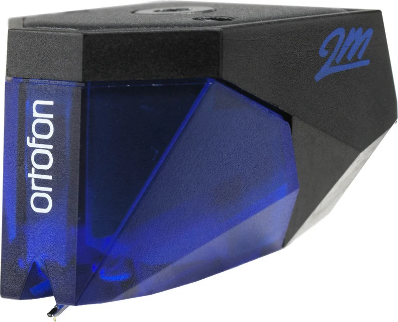 ortofon 2MBlue - Cartouche à aimant mobile (Moving Magnet MM) doté d'un diamant elliptique nu