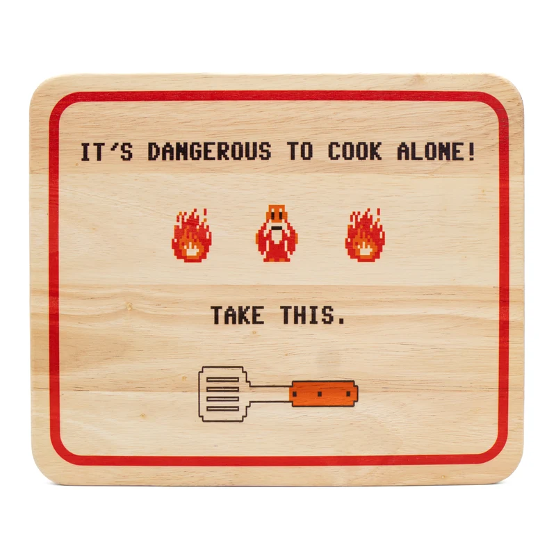 Planche à découper Dangerous to cook alone
