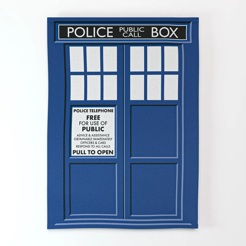 Serviette à vaisselle Police Call Box