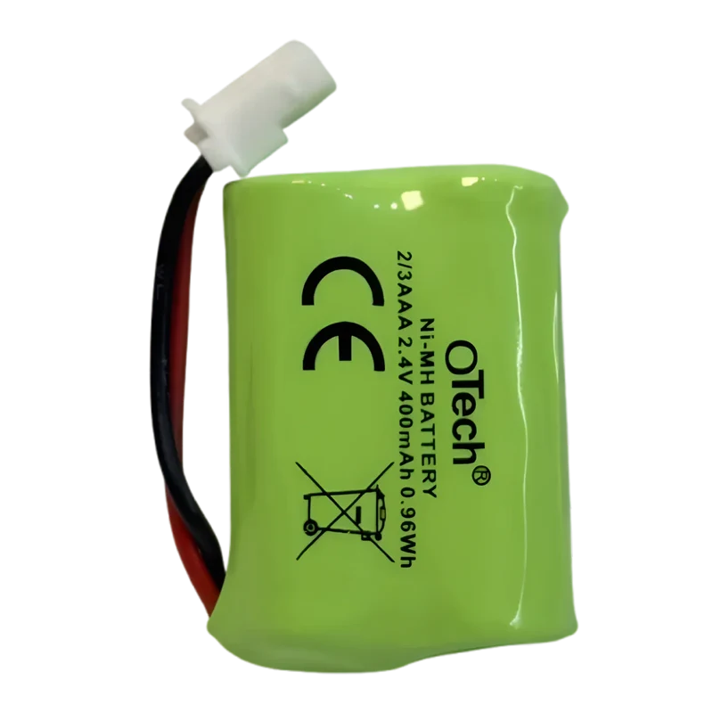 Batterie 2.4V Ni-MH 400 mAh pour téléphone DECT et babyphone