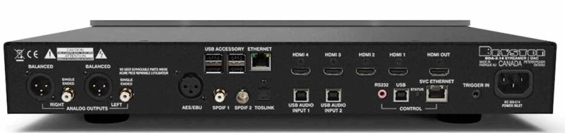 Bryston BDA3.14 - Lecteur réseau avec DAC de classe mondiale (Sans HDMI)