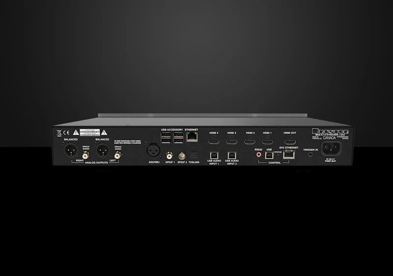 Bryston BDA3.14 - Lecteur réseau avec DAC de classe mondiale (Sans HDMI)