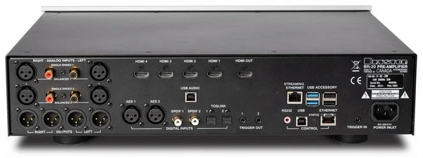 Bryston BR20 - Préamplificateur Stéréo avec lecteur réseau/DAC