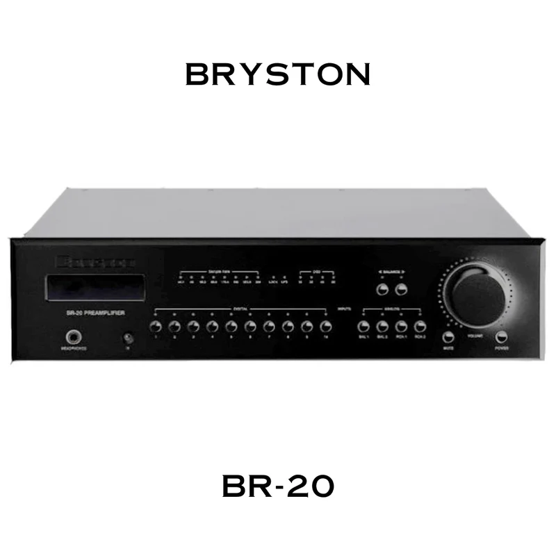 Bryston BR20 - Préamplificateur Stéréo avec lecteur réseau/DAC