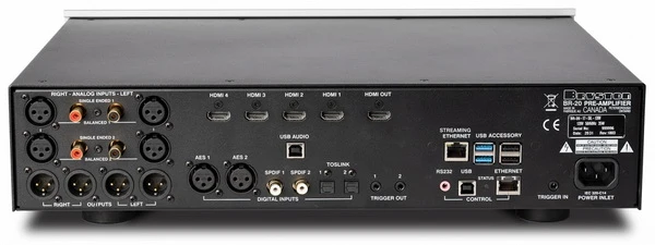 Bryston BR20 - Préamplificateur Stéréo avec lecteur réseau/DAC