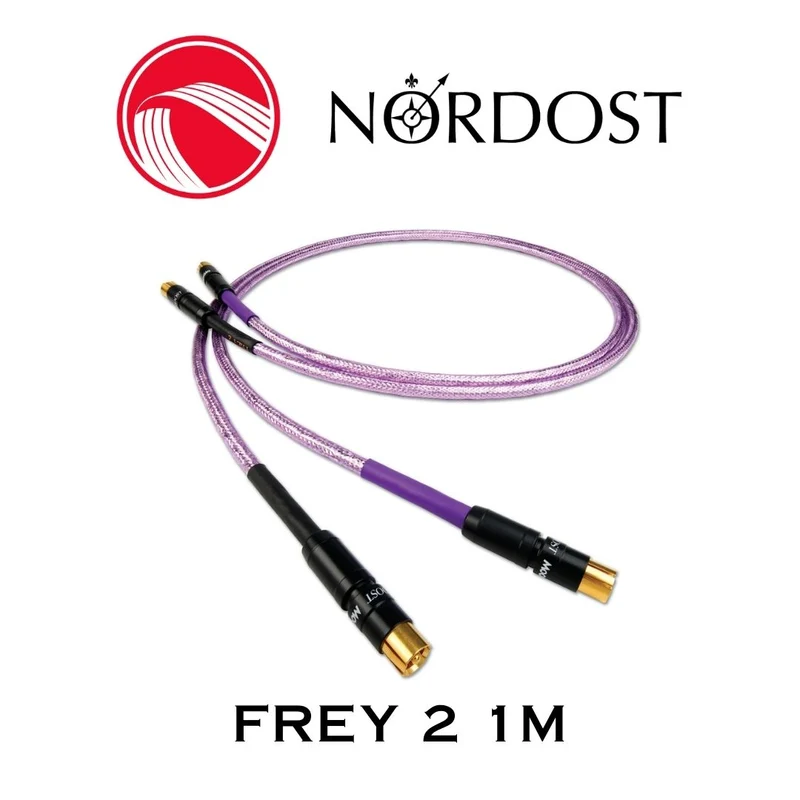 NORDOST Frey 2 - Câble d'interconnexion RCA-RCA, 5 conducteurs à noyau solide