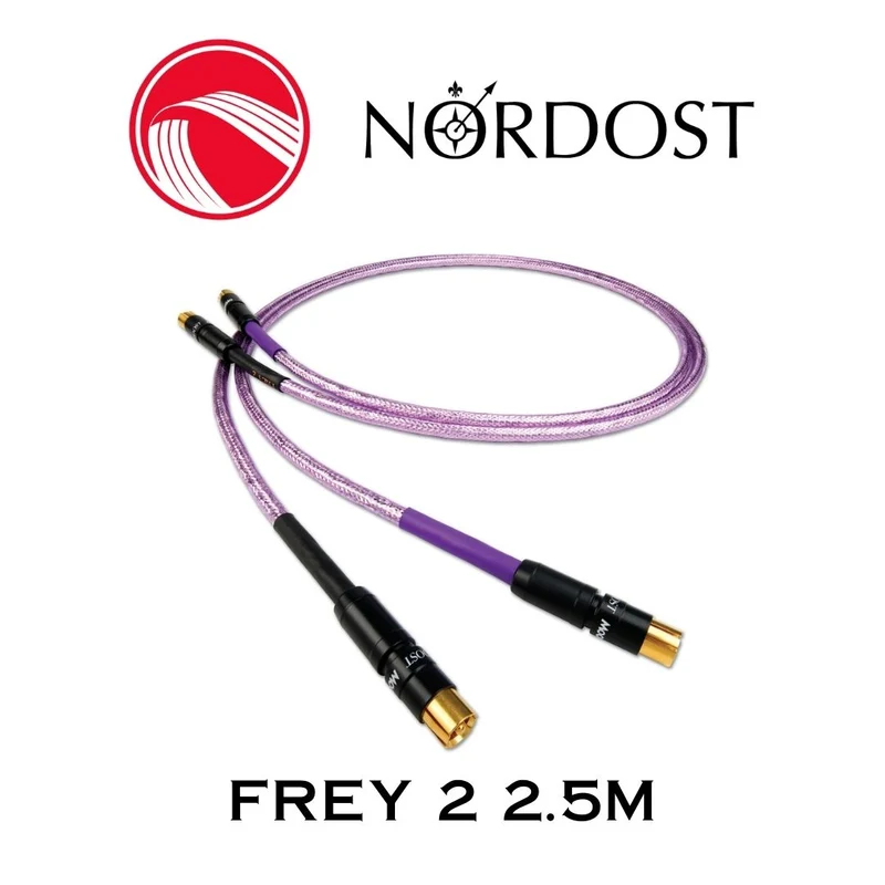 NORDOST Frey 2 - Câble d'interconnexion RCA-RCA, 5 conducteurs à noyau solide