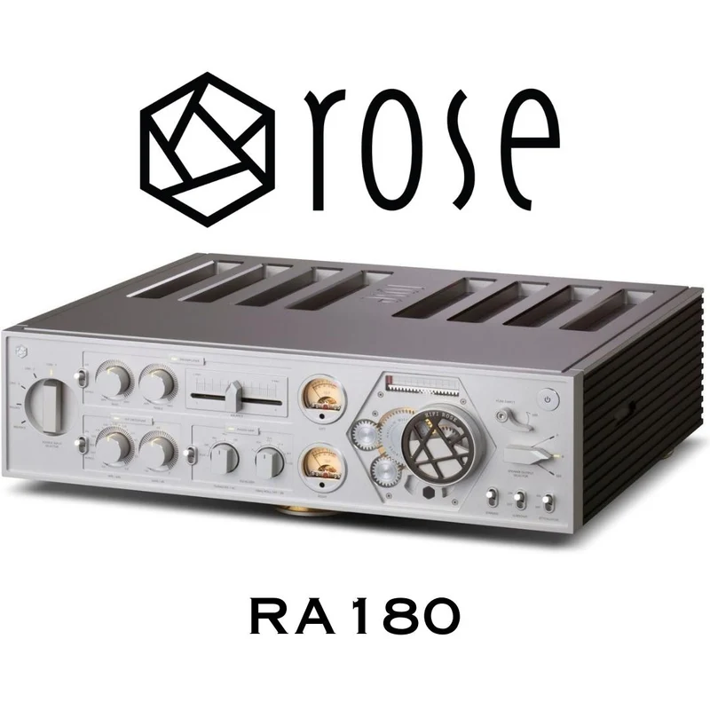 HiFi Rose RS180 - Amplificateur stéréo intégré 400W/C, Bridgeable, Phono