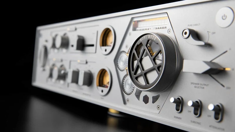 HiFi Rose RS180 - Amplificateur stéréo intégré 400W/C, Bridgeable, Phono