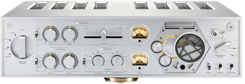 HiFi Rose RS180 - Amplificateur stéréo intégré 400W/C, Bridgeable, Phono