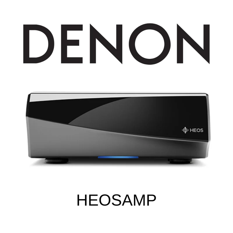 Denon HEOSAMP - Amplificateur stéréo intégré 100Watts/canal HEOS Multi pièces, Wi-Fi