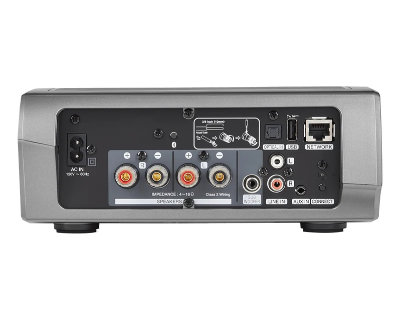 Denon HEOSAMP - Amplificateur stéréo intégré 100Watts/canal HEOS Multi pièces, Wi-Fi