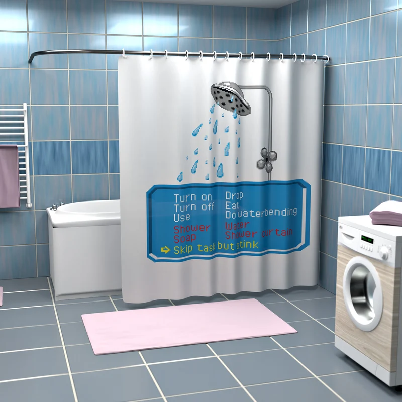 Rideau de douche Adventure Game Dialogbox