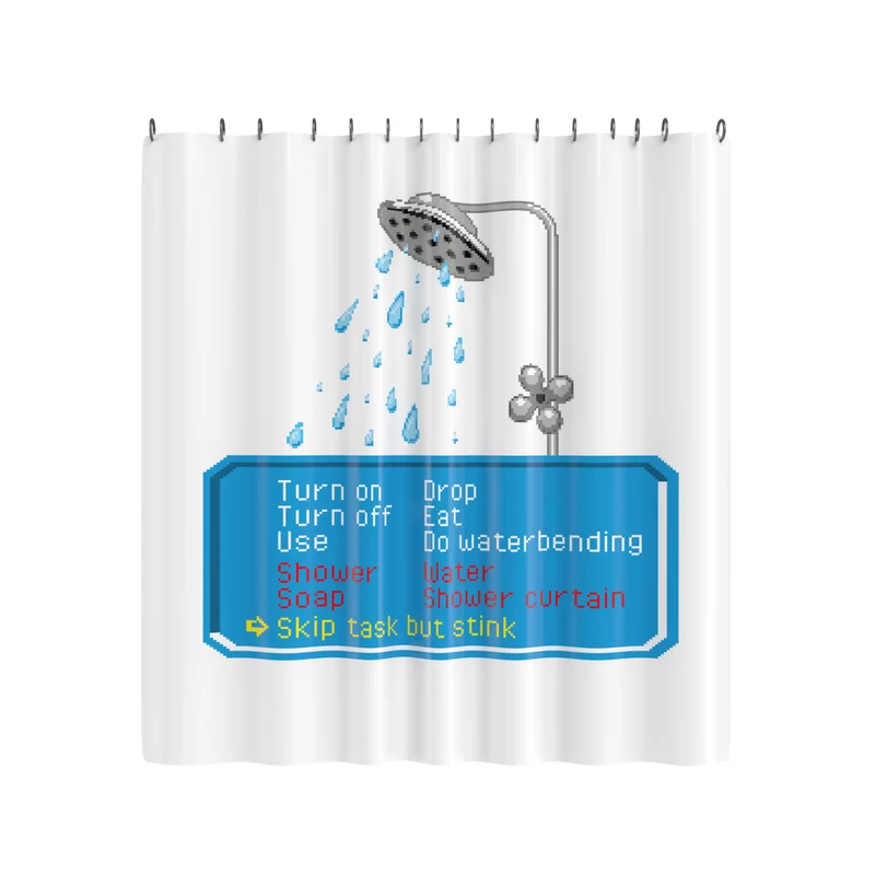 Rideau de douche Adventure Game Dialogbox