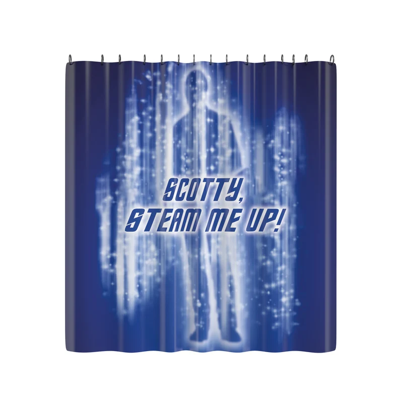 Steam me up, rideau de douche Scotty
