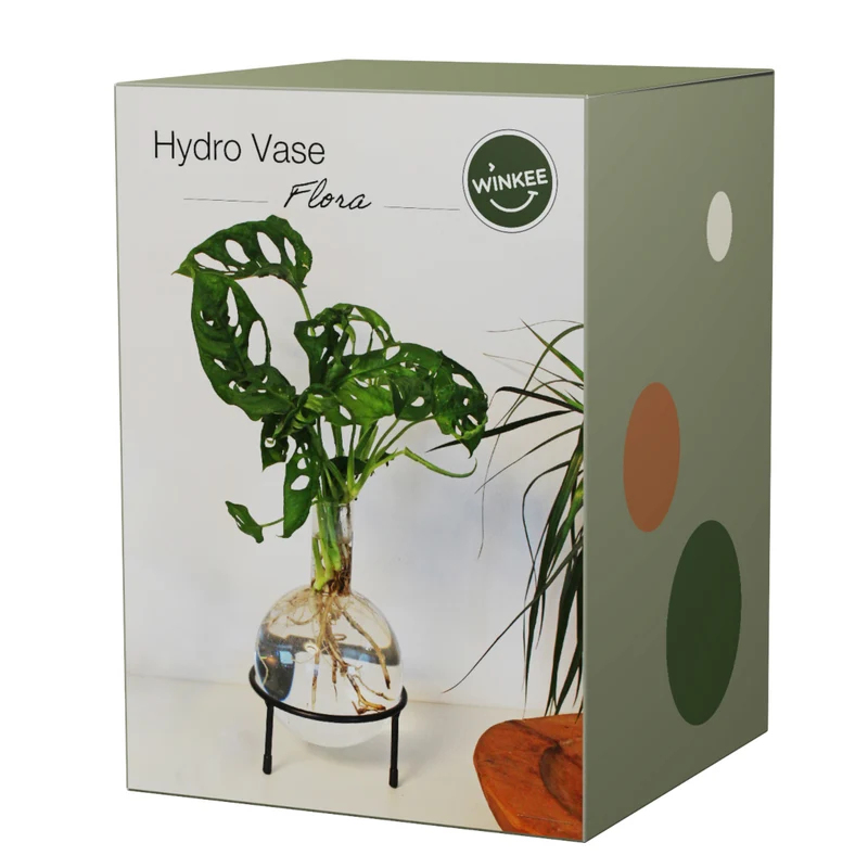 Hydrovase en forme de piston avec support