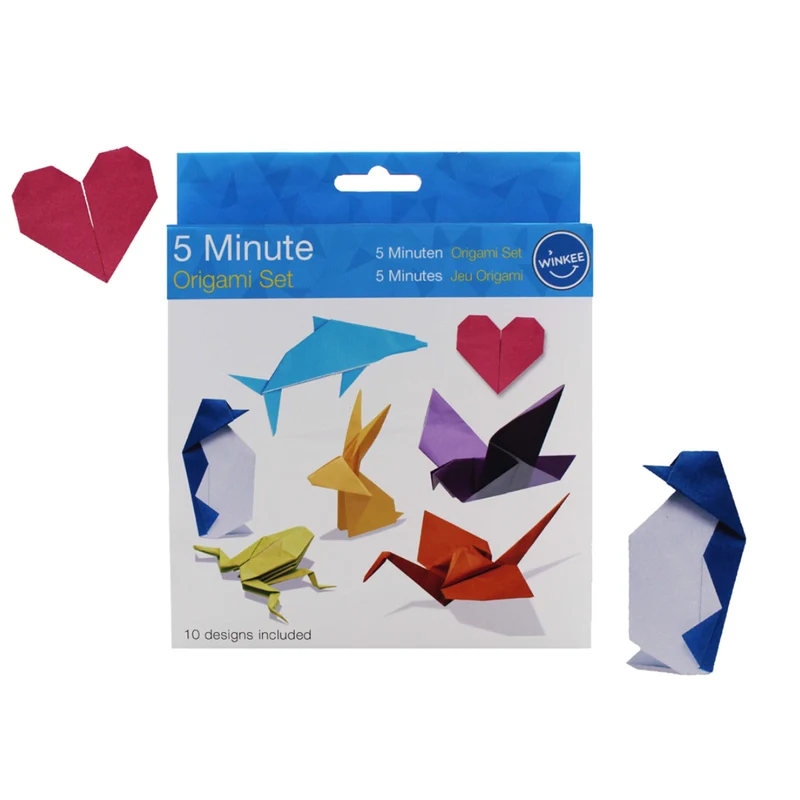 Set d'origami de 5 minutes