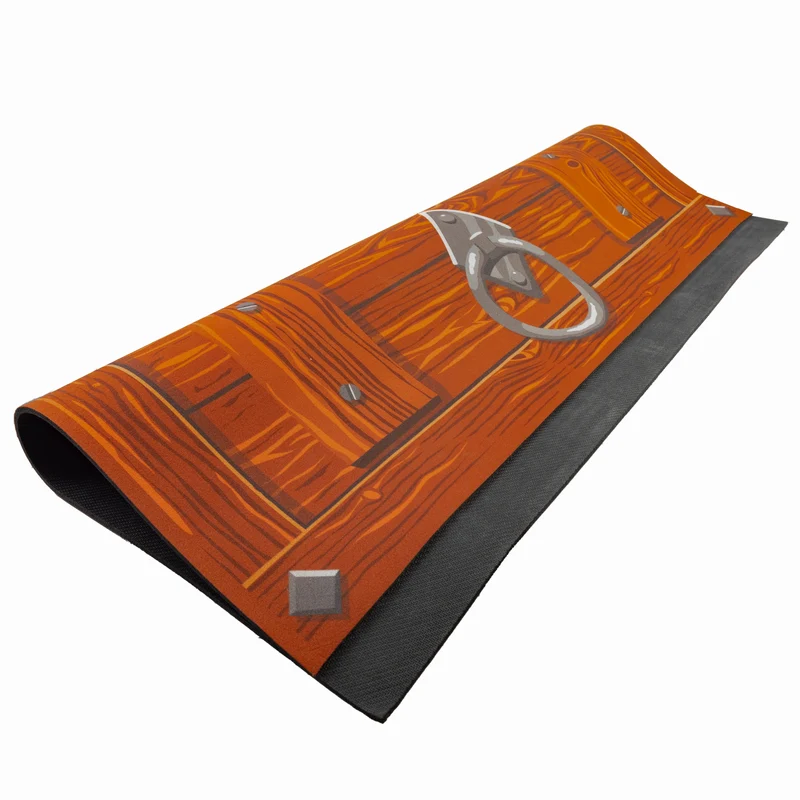 Tapis de salle de bain trappe