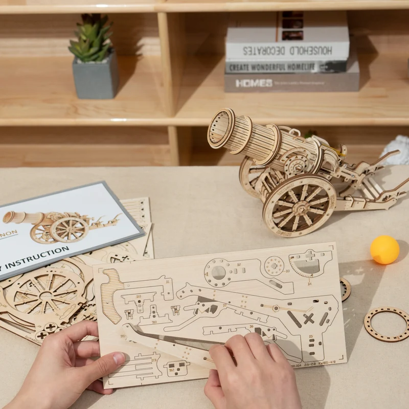 Kit de construction en bois Canon
