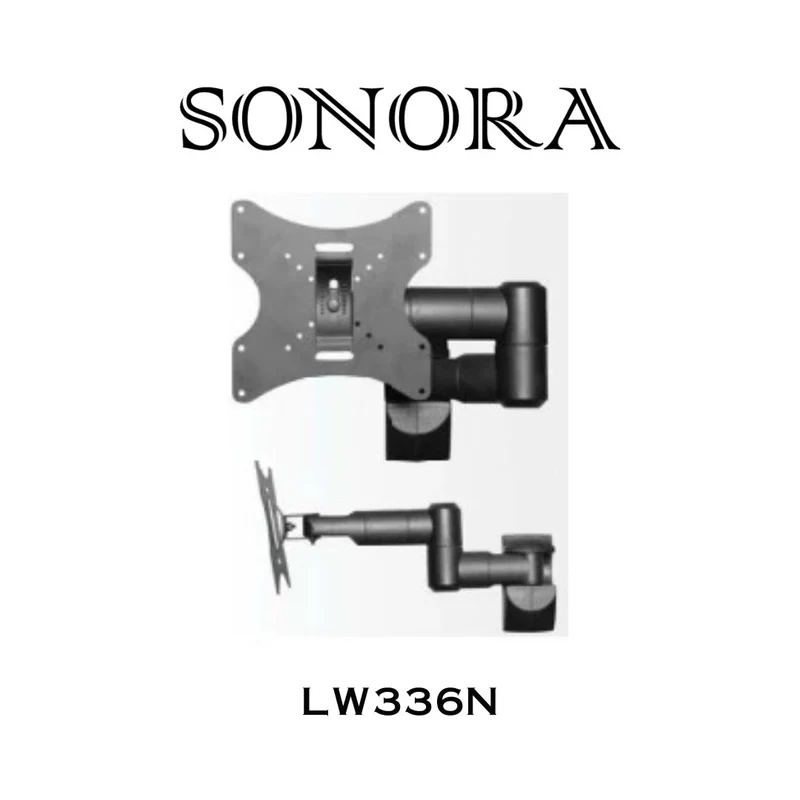 Sonora LW336N - Support mural à mouvement complet pour téléviseurs de 10" à 32", 44lb max.