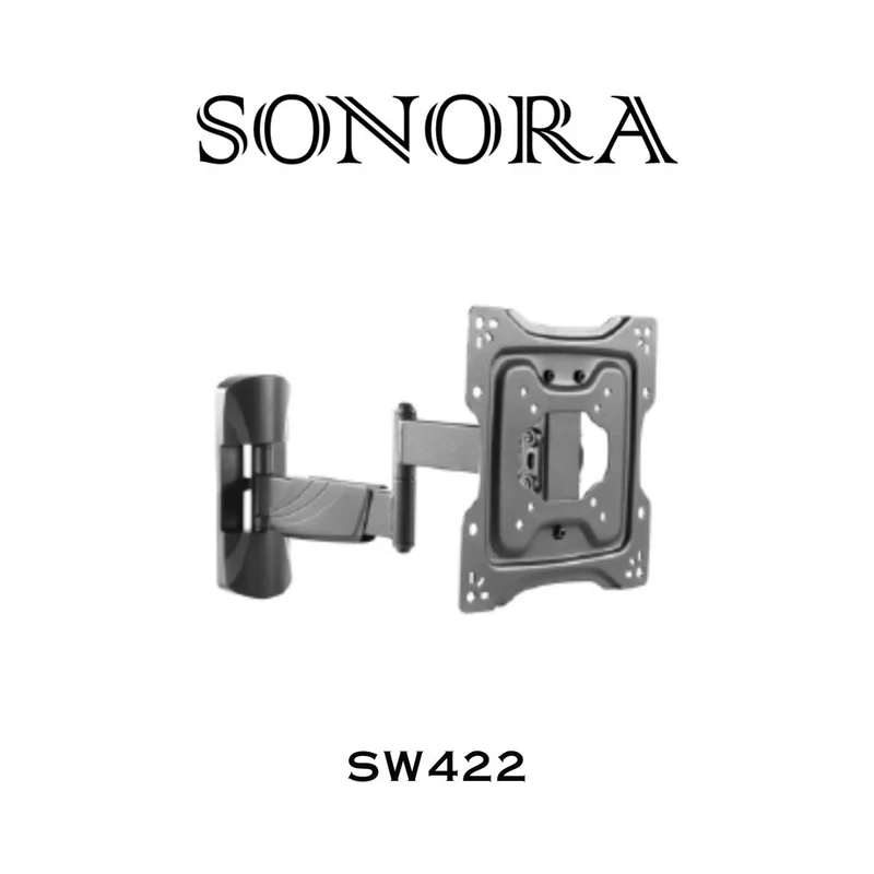 Sonora SW4-22 - Support mural articulé pour téléviseur de 10" à 40", 55lb max.