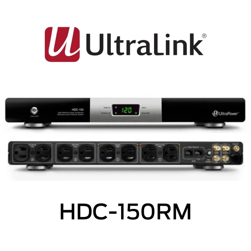 Ultralink HDC150RM - Barre d'alimentation 8 prises avec conditionneur de courant