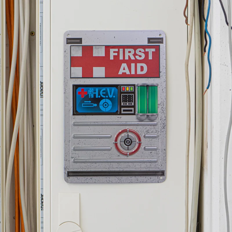 Plaque en métal Health Charger inspirée par Half-Life