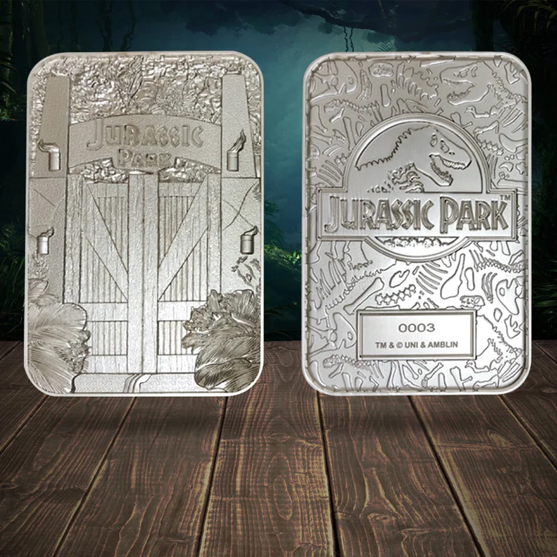 Jurassic Park Limited Edition lingot de métal Welcome