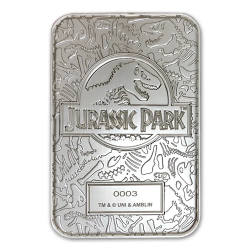 Jurassic Park Limited Edition lingot de métal Welcome