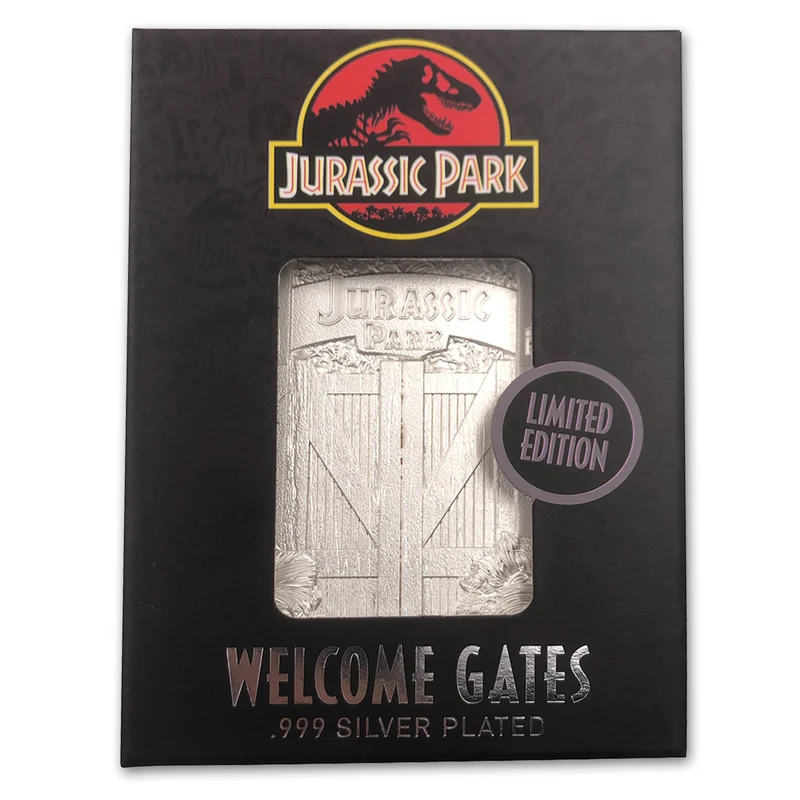 Jurassic Park Limited Edition lingot de métal Welcome