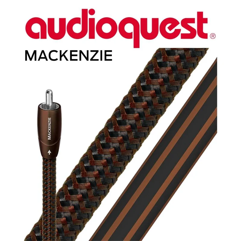AudioQuest Mackenzie - Câbles analogiques RCA-RCA mâle (la paire)