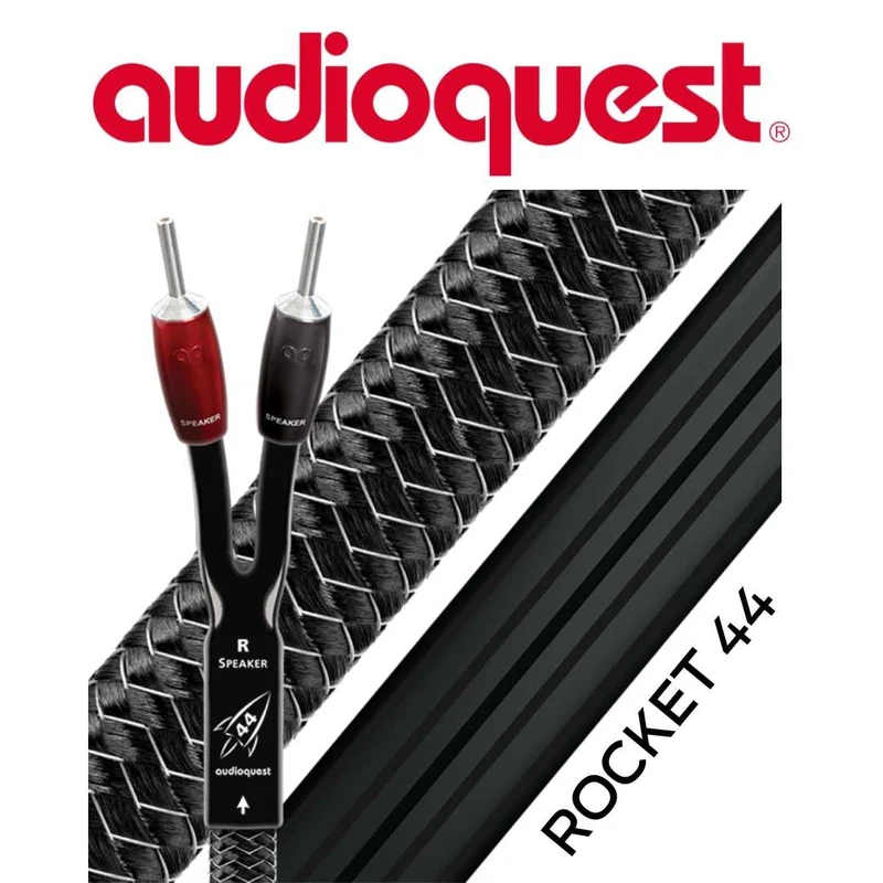 AudioQuest Rocket 44 - Câble de haut-parleurs calibre 13 AWG (la paire)