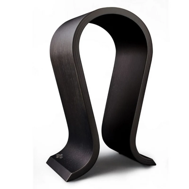 Asona AHSB20 Noir - support pour écouteur en bois véritable, finition noir. Conçu pour afficher fièrement votre casque d'écoute haute-fidélité.