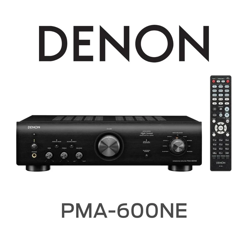 Denon PMA600NE - Amplificateur stéréo intégré 70Watts/Canal avec DAC 192 kHz/24 bits, Bluetooth