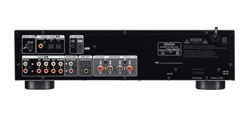 Denon PMA600NE - Amplificateur stéréo intégré 70Watts/Canal avec DAC 192 kHz/24 bits, Bluetooth