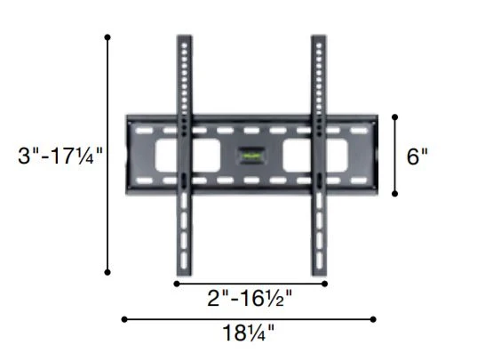 Sonora SB44 - Support mural fixe pour téléviseurs de 20" et plus, 150lb max.