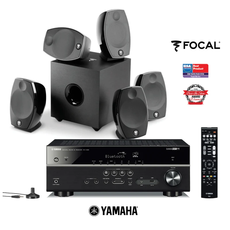 Yamaha RXV485 - Focal Sib Evo 5.1, Ensemble stéréo