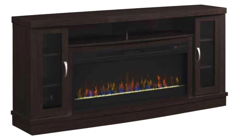 Bell'o 42II033FGT HUTCHINSON - Ce meuble pour téléviseurs jusqu'à 70 "et jusqu'à 155 lbs comprend radiateur (foyer) de 5200 BTU qui fournit un chauffage de zone supplémentaire jusqu'à 1000 pieds carrés.
