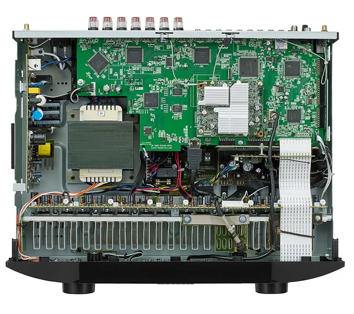 Marantz NR1510 - Récepteur Cinéma-Maison 5.2, 4K, 50W, 5 canaux amplifiés, Dolby Atmos, 4K/60hz mince